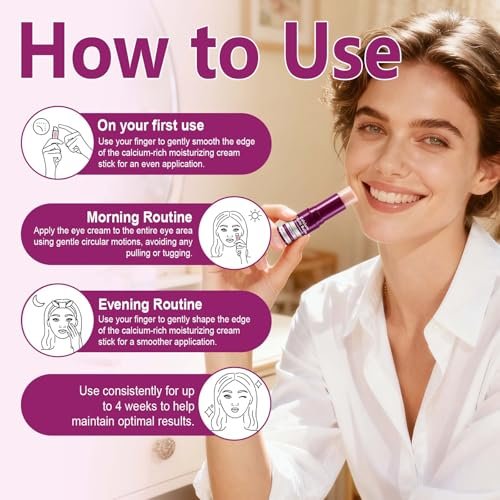ISUNRISE Calcium Volume Multi Balm Stick 2-Pack - Collagen Intensive Repair Moisturizing Stick for Anti-Aging, Firming, Hydrating & Smoothing Face, Eyes & Neck (9g Each) - görsel 14