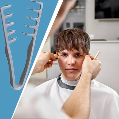 2-Piece Texture Comb Set – Volumizing Wide-Tooth Styling Comb for Fluffy Curly Hair, Anti-Frizz Fringe Parting Tool for Men & Women Avelisse