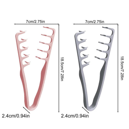 2-Piece Texture Comb Set – Volumizing Wide-Tooth Styling Comb for Fluffy Curly Hair, Anti-Frizz Fringe Parting Tool for Men & Women Avelisse