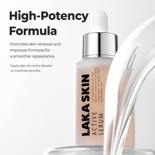 Laka Skin Active Serum – Glutathione & Dual PDRN Radiance Booster with Hyaluronic Acid, Pore Care, 30ml Avelisse