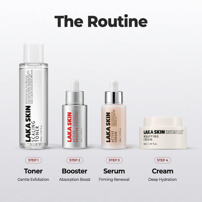 Laka Skin Active Serum – Glutathione & Dual PDRN Radiance Booster with Hyaluronic Acid, Pore Care, 30ml Avelisse