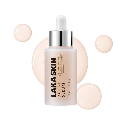 Laka Skin Active Serum – Glutathione & Dual PDRN Radiance Booster with Hyaluronic Acid, Pore Care, 30ml Avelisse