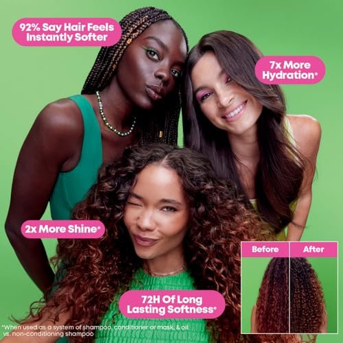 Matrix Food For Soft Travel Trial Kit - Shampoo, Conditioner & Oil Serum for Dry, Brittle Hair - Hydrating Formula with Hyaluronic Acid & Avocado Oil - 3.4 Fl Oz Each Avelisse