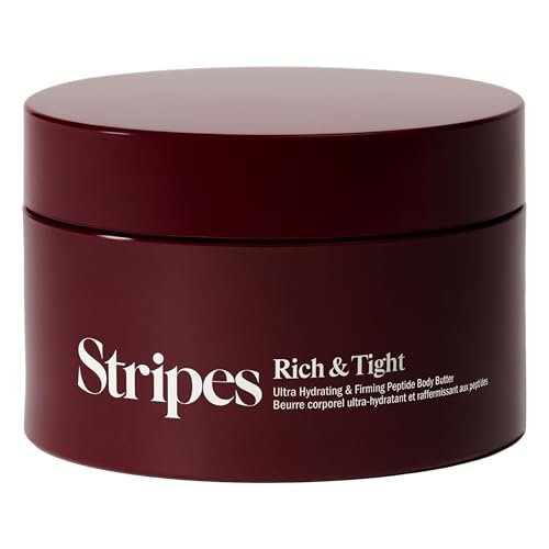 STRIPES Beauty Rich & Tight Ultra Hydrating & Firming Peptide Body Butter with Ectoine and Squalane, 16.48 oz Avelisse