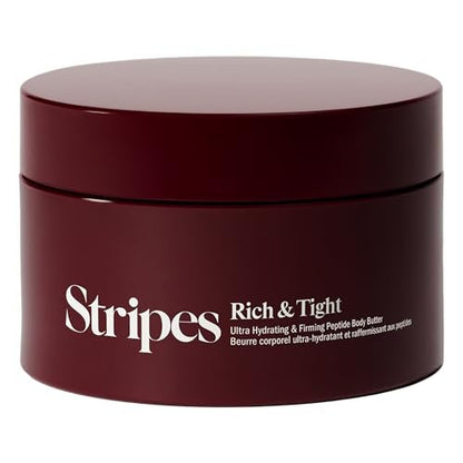 STRIPES Beauty Rich & Tight Ultra Hydrating & Firming Peptide Body Butter with Ectoine and Squalane, 16.48 oz Avelisse