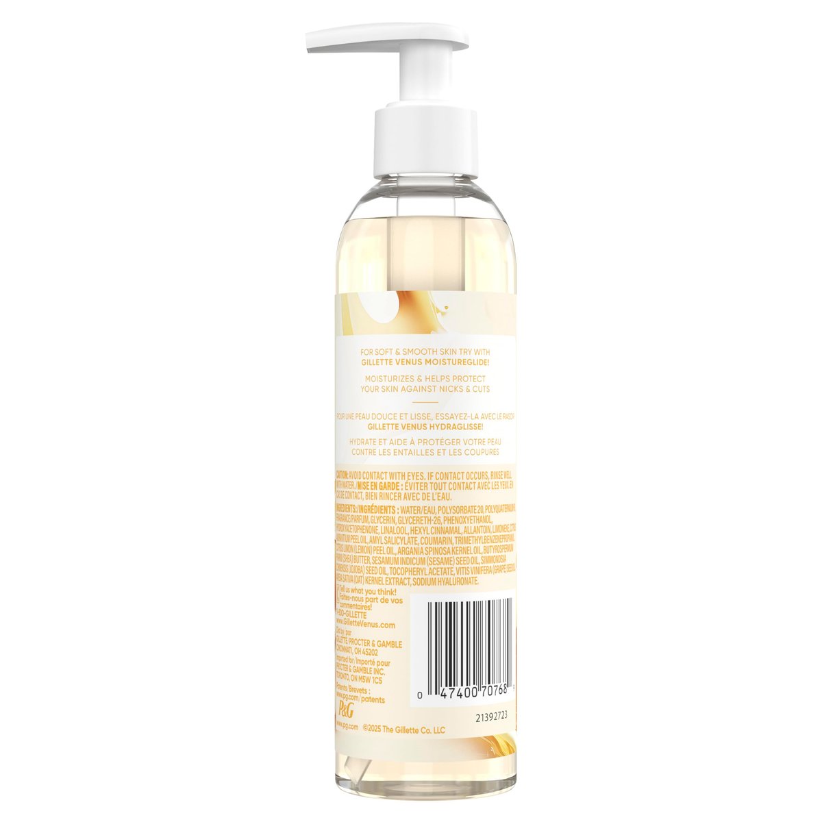 Gillette Venus Moisturizing Shave Oil with Vanilla & Honey Scent, 6 oz - görsel 15