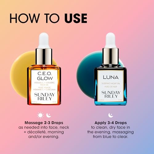 Sunday Riley Day + Night Brighten + Plump Set – Complete Skincare Duo Avelisse