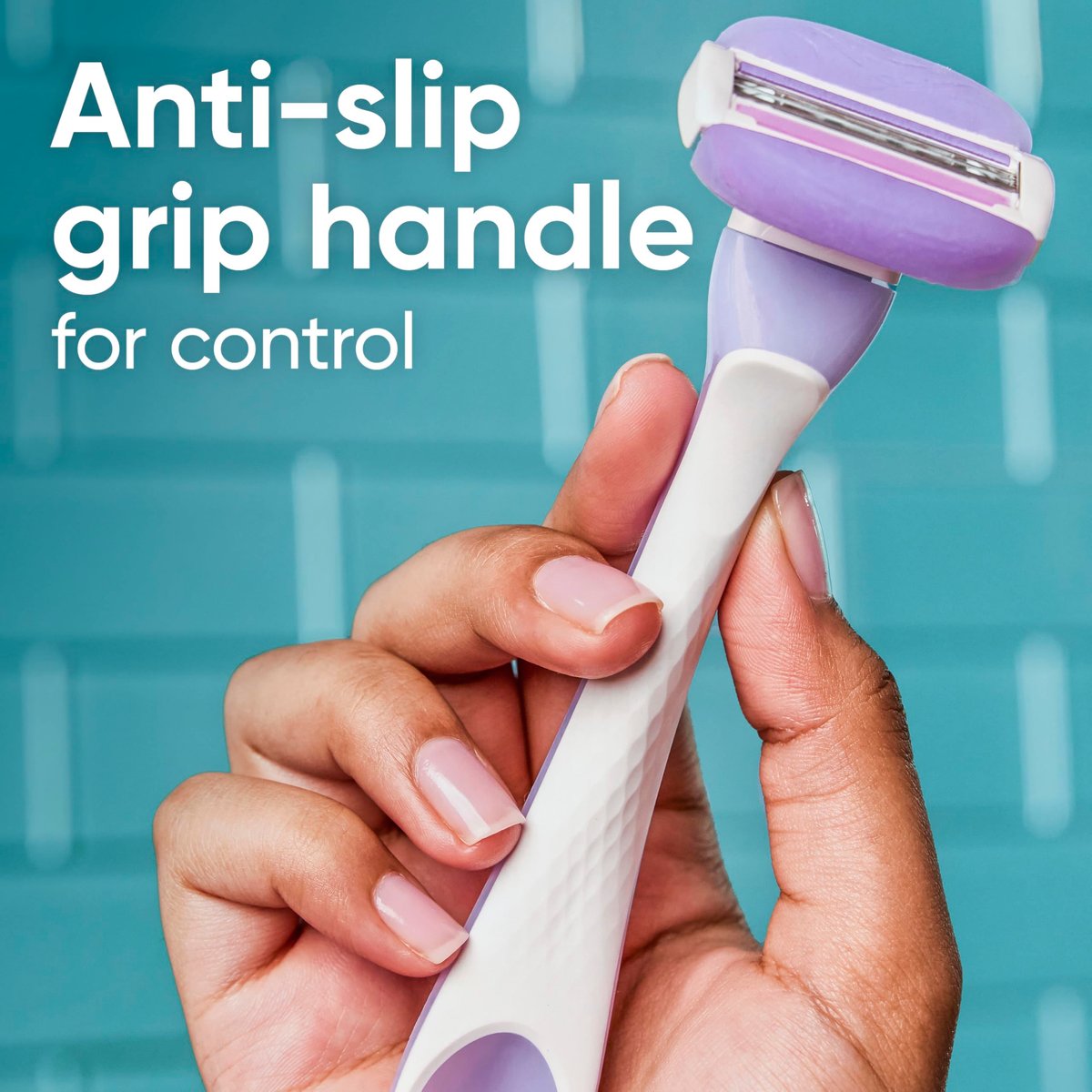 Gillette Venus ComfortGlide Touch of Vitamin E Disposable Razor for Women, 3 Blades, Water-Activated Moisture Bars, 2 Count Avelisse