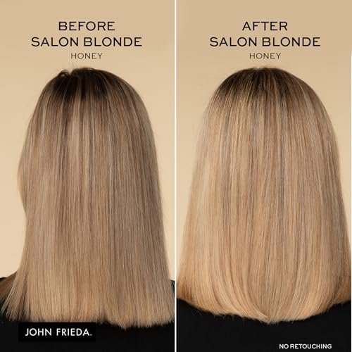 John Frieda Salon Blonde Honey Tone Perfecting Treatment with Protein-Peptide Complex, Hair Toner for Blonde Hair, 4 fl oz Avelisse