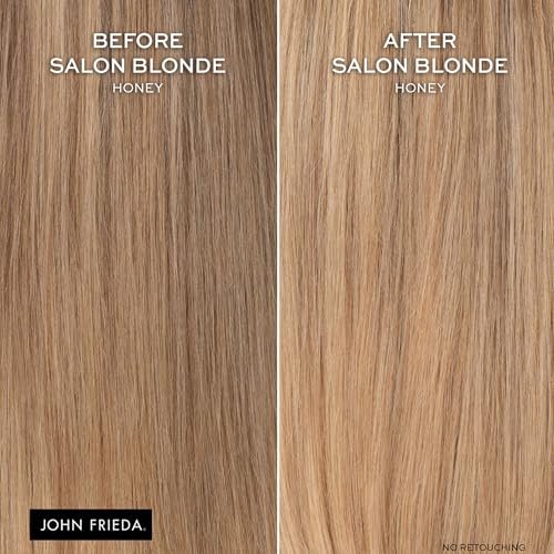 John Frieda Salon Blonde Honey Tone Perfecting Treatment with Protein-Peptide Complex, Hair Toner for Blonde Hair, 4 fl oz Avelisse