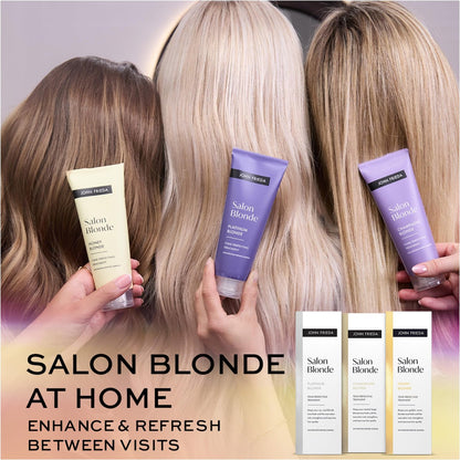 John Frieda Salon Blonde Honey Tone Perfecting Treatment with Protein-Peptide Complex, Hair Toner for Blonde Hair, 4 fl oz Avelisse