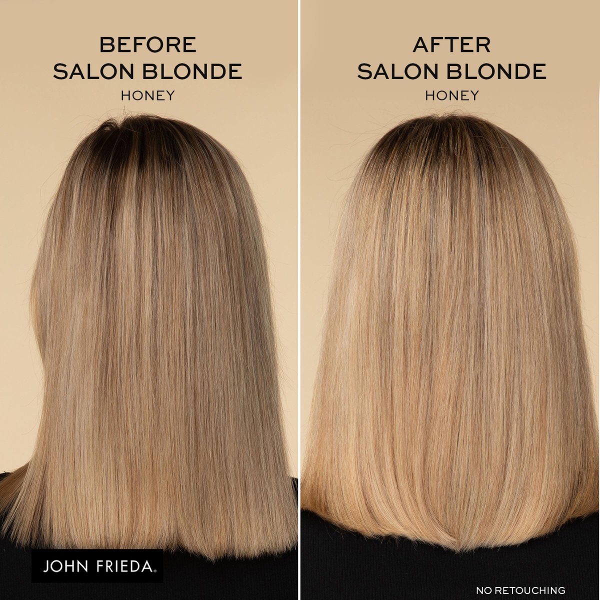 John Frieda Salon Blonde Honey Tone Perfecting Treatment with Protein-Peptide Complex, Hair Toner for Blonde Hair, 4 fl oz Avelisse