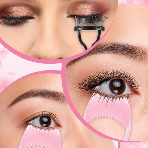 Elegaperma 4-Piece Mascara Shield & Eyelash Separator Tool Set – Reusable Mascara Guard Applicator with Eyelash Comb for Natural Eye Makeup - görsel 4