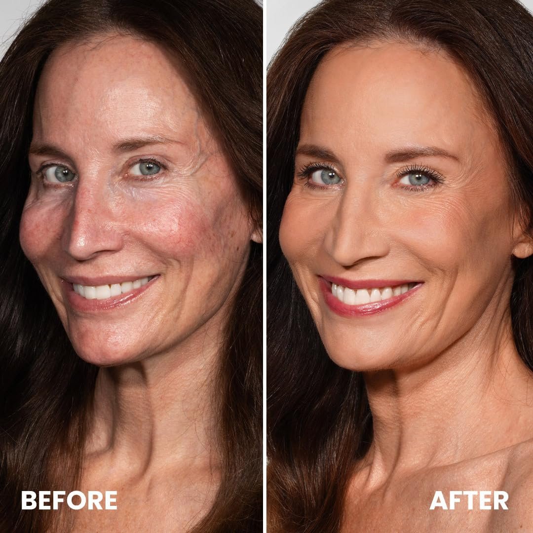 Prime Prometics Color Changing Foundation for Mature Women – Adaptive Skin Tone Match, Buildable Coverage, 12-Hour Wear, Dewy Finish Avelisse