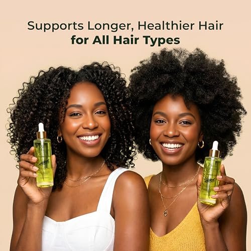 Beyond Meadows Organic Rosemary Oil for Hair Growth – Infused with Biotin, Castor Oil & Peppermint for Healthier Hair & Stronger Roots, Split Ends & Dry Scalp Treatment - with Dropper (3.38 fl oz) Avelisse