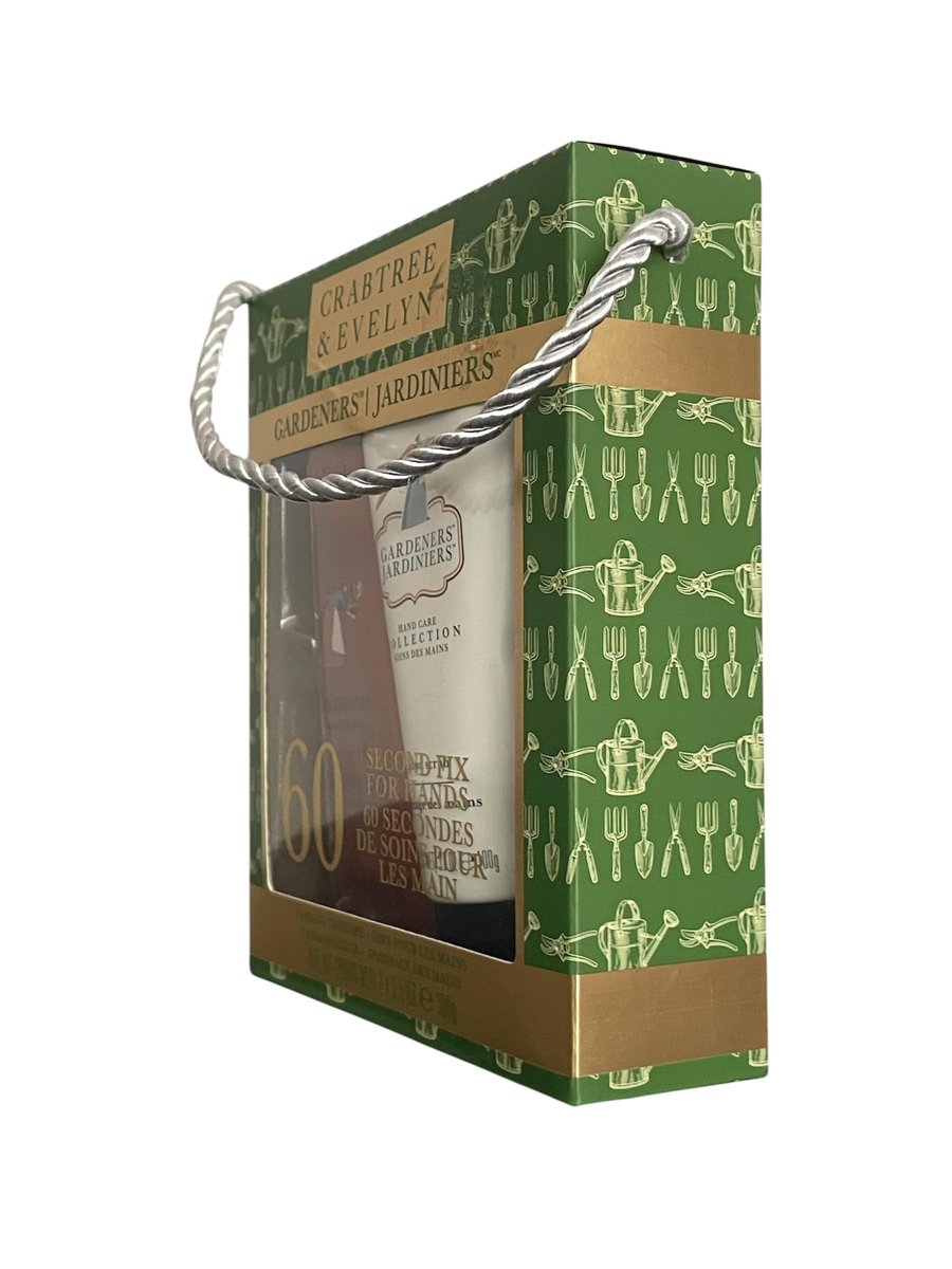 Crabtree & Evelyn Gardeners Hand Therapy Cream and Hand Scrub Set, 3.5 oz Each Avelisse