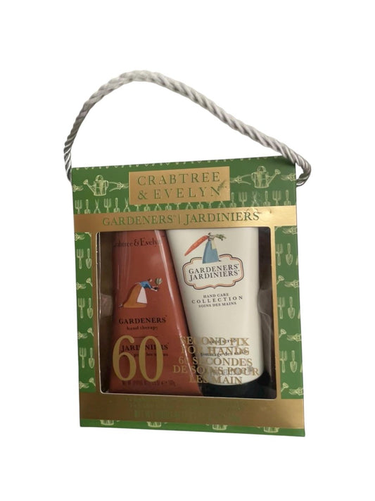 Crabtree & Evelyn Gardeners Hand Therapy Cream and Hand Scrub Set, 3.5 oz Each Avelisse