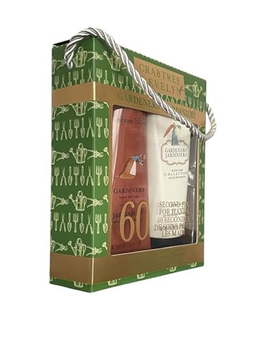Crabtree & Evelyn Gardeners Hand Therapy Cream and Hand Scrub Set, 3.5 oz Each Avelisse
