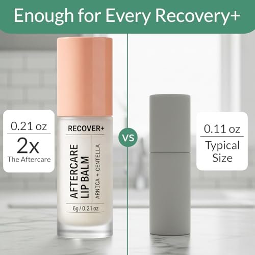 Arnica Lip Balm for Lip Filler Aftercare – Premium Botanical Serum with Arnica, Bromelain, Centella & Vitamin B5, Spa-Grade Post-Injection Lip Flip Care for Calming Comfort During Recovery, 0.21 oz - görsel 8