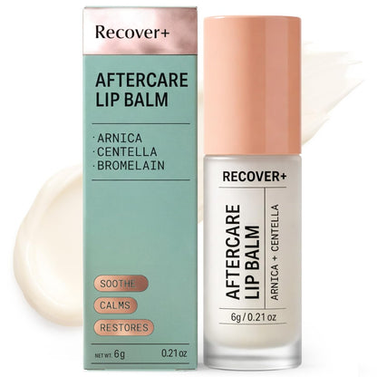 Arnica Lip Balm for Lip Filler Aftercare – Premium Botanical Serum with Arnica, Bromelain, Centella & Vitamin B5, Spa-Grade Post-Injection Lip Flip Care for Calming Comfort During Recovery, 0.21 oz