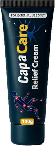 Capacare Neuropathy Relief Cream - Original Neurosoothe Formula with Capsaicin, Arnica, Menthol, MSM & Glucosamine for Feet, Hands, Legs, Muscles, Joints & Waist - 100g Avelisse