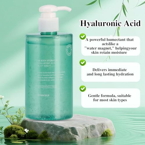 ONRSV Body Hydrator Hyaluronic Acid Body Serum for Dry Skin, Long-Lasting Moisturizing Body Lotion with Red Algae Extract, Rich Yet Non-Greasy for Men & Women, 13 Fl Oz Avelisse