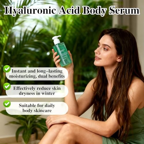 ONRSV Body Hydrator Hyaluronic Acid Body Serum for Dry Skin, Long-Lasting Moisturizing Body Lotion with Red Algae Extract, Rich Yet Non-Greasy for Men & Women, 13 Fl Oz Avelisse