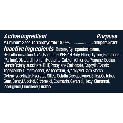 Degree Clinical Strength Antiperspirant Deodorant Cool Rush Dry Spray, 96-Hour Sweat and Odor Protection, 5x Types of Sweat, 3.8 OZ
