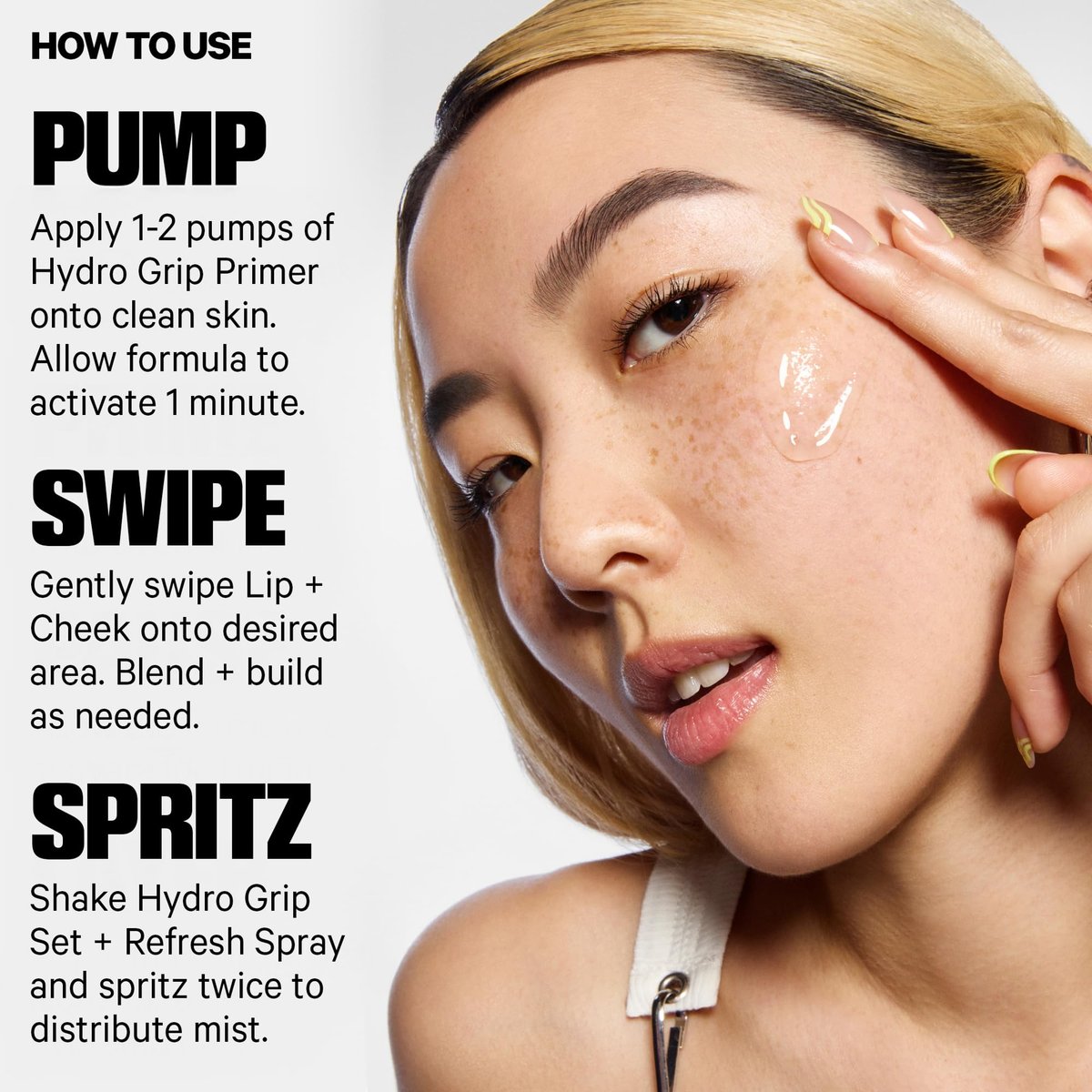 Milk Makeup Mini Must-Haves Set: Hydrating Primer, Setting Spray & Cream Blush Stick in Werk Avelisse