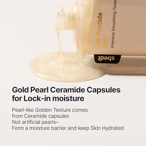 SUNGBOON EDITOR Silk Peptide EGF Facial Toner with Copper Peptides - Moisturizing & Smoothing Korean Toner for Sensitive Skin, Firming Radiance, 10.14 fl oz Avelisse