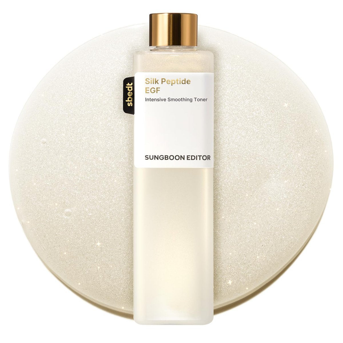 SUNGBOON EDITOR Silk Peptide EGF Facial Toner with Copper Peptides - Moisturizing & Smoothing Korean Toner for Sensitive Skin, Firming Radiance, 10.14 fl oz Avelisse