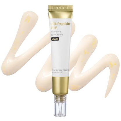 SUNGBOON EDITOR Silk Peptides EGF Intensive Eye Cream – Copper Peptides for Puffiness & Fine Lines, Patented Peptide Complex, Firm & Hydrated Skin, Korean Eye Cream 1.01 fl oz Avelisse