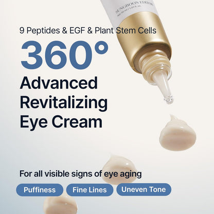 SUNGBOON EDITOR Silk Peptides EGF Intensive Eye Cream – Copper Peptides for Puffiness & Fine Lines, Patented Peptide Complex, Firm & Hydrated Skin, Korean Eye Cream 1.01 fl oz Avelisse