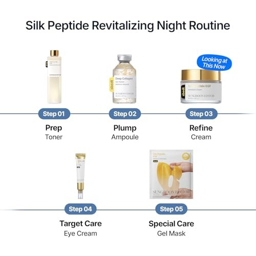 SUNGBOON EDITOR Silk Peptide EGF Cream - Face Moisturizer with Copper Peptides, Volufiline & Patented Peptide Complex for Fine Lines, Dry Skin, Firmness & Hydration - Korean Skincare 1.69 fl oz Avelisse
