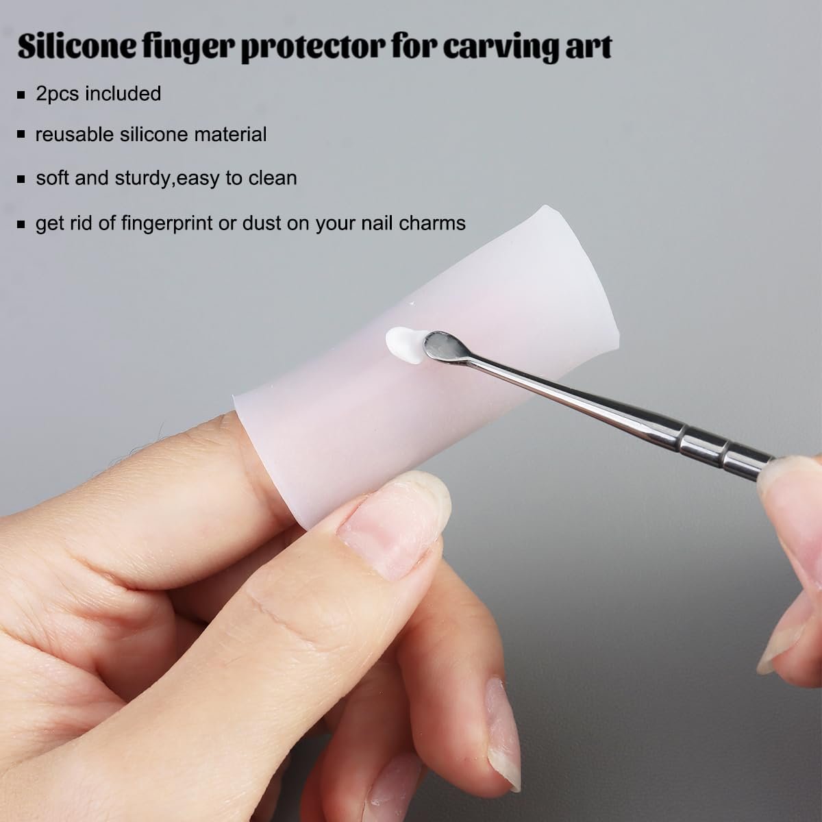 Fcozpjk Nail Art Sculpture Pen Set - 3PCS Double-Head Stainless Steel 3D Gel Art Sculpting Pens with Dotting Tools for Acrylic Powder Flower Design, Builder Gel, Chrome Powder Applicator - görsel 13