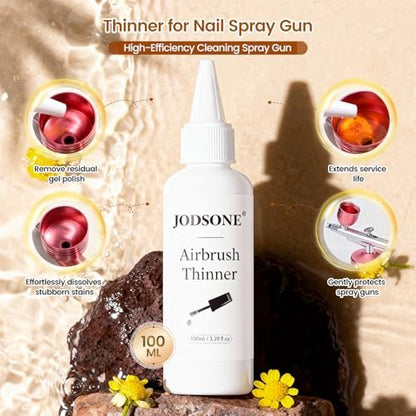 JODSONE 100ml Gel Nail Polish Thinner – Quick Dilution, High-Efficiency Maintenance, Precision Dropper Design for DIY Nail Art