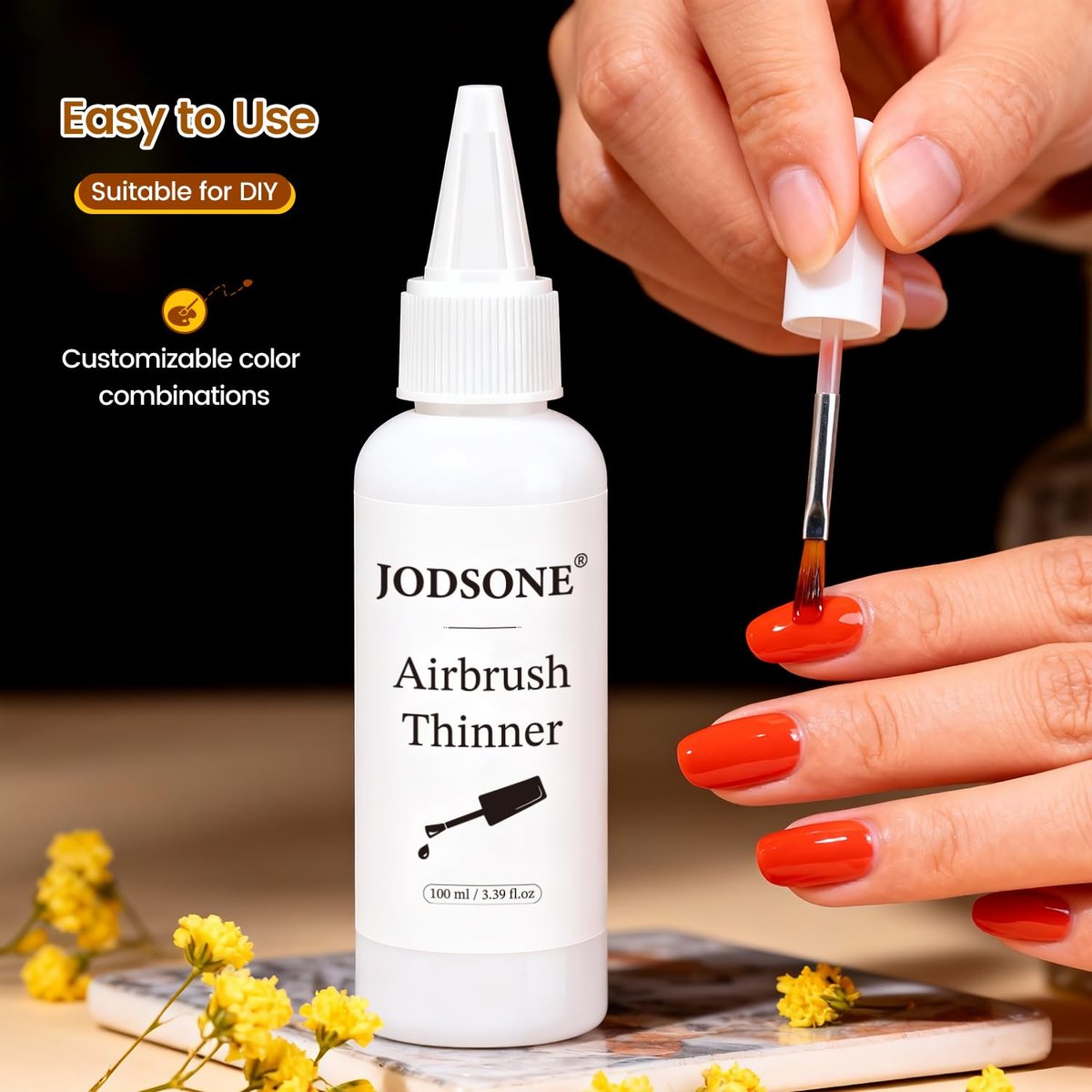 JODSONE 100ml Gel Nail Polish Thinner – Quick Dilution, High-Efficiency Maintenance, Precision Dropper Design for DIY Nail Art - görsel 9