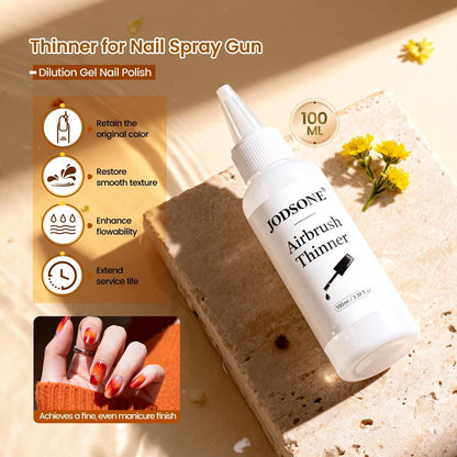 JODSONE 100ml Gel Nail Polish Thinner – Quick Dilution, High-Efficiency Maintenance, Precision Dropper Design for DIY Nail Art