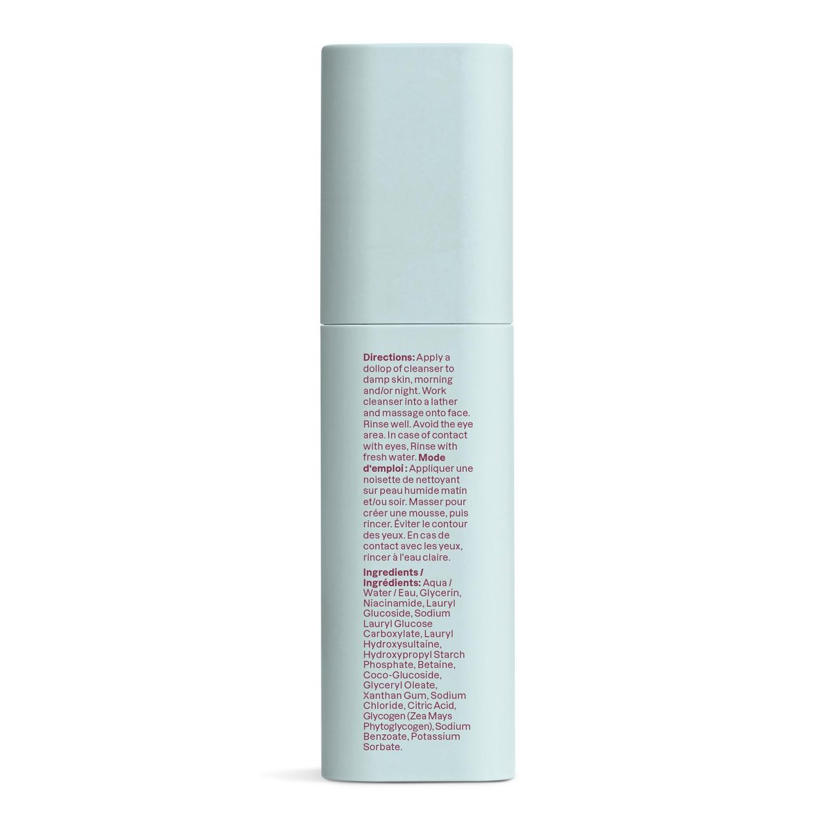 ATTITUDE Revitalizing Cleansing Gel – Gentle Face Wash with Betaine & Niacinamide for Radiant, Healthy-Looking Skin, EWG Verified, Vegan, Unscented, 3.4 Fl Oz Avelisse