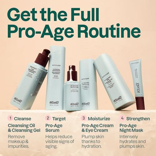 ATTITUDE Revitalizing Cleansing Gel – Gentle Face Wash with Betaine & Niacinamide for Radiant, Healthy-Looking Skin, EWG Verified, Vegan, Unscented, 3.4 Fl Oz Avelisse