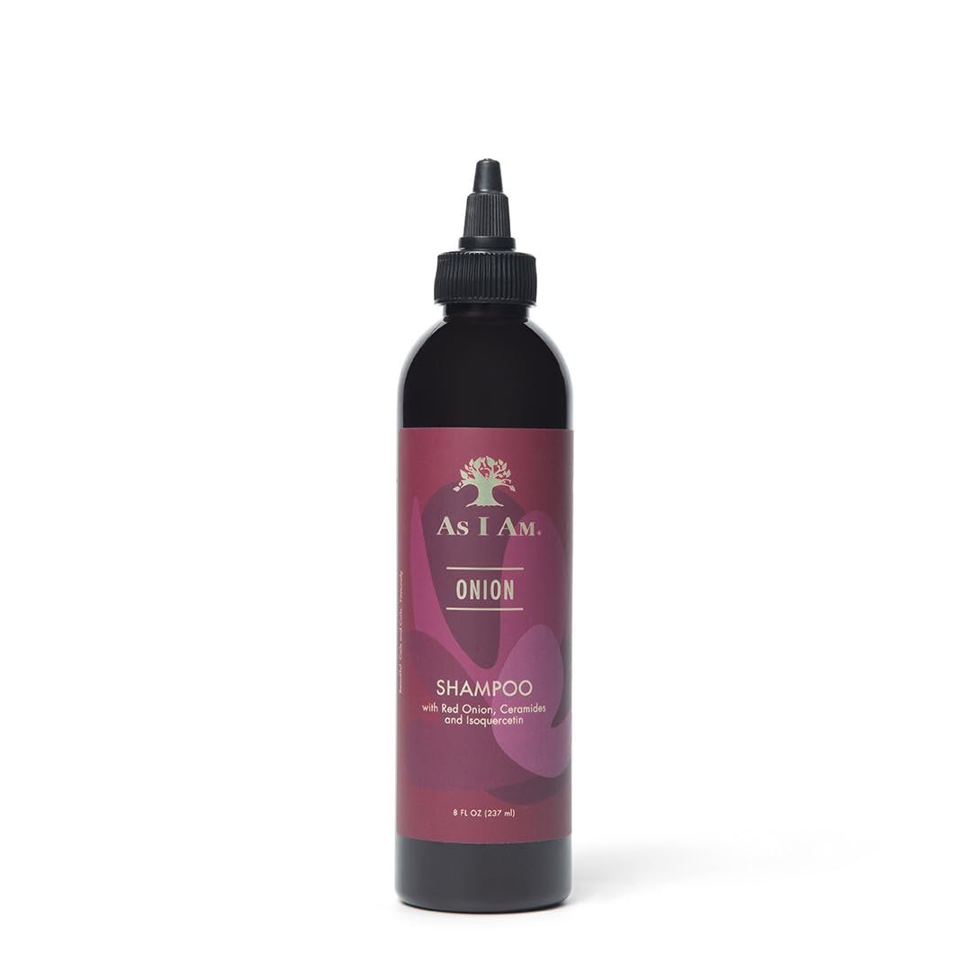 As I Am Onion Shampoo - 8 oz - Red Onion, Ceramides & Isoquercetin - Supports Healthy Hair Growth - görsel 1