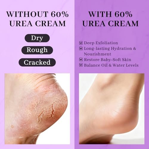 Clyecfra 5-in-1 60% Urea Cream with 2% Salicylic Acid – Maximum Strength Moisturizer for Rough, Dry, Thick & Cracked Skin, Callus Remover, Deep Hydration, 150g - görsel 12