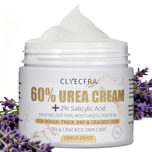 Clyecfra 5-in-1 60% Urea Cream with 2% Salicylic Acid – Maximum Strength Moisturizer for Rough, Dry, Thick & Cracked Skin, Callus Remover, Deep Hydration, 150g - görsel 2