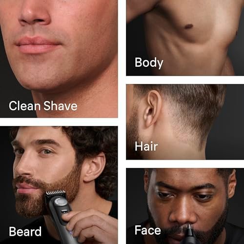 Braun Series 9 PRO All-in-One Beard & Body Grooming Kit for Men, Cordless Trimmer, Hair Clippers & Shaver for Face, Hair & Body with Gillette Labs Razor, AIO 9570 Avelisse