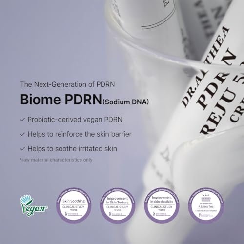 Dr.Althea PDRN Reju 5000 Cream - Biome PDRN Moisturizer for Sensitive, Irritated Skin | Soothing Face Cream with Panthenol & Centella | Vegan Korean Skincare, 0.7 Fl Oz Avelisse