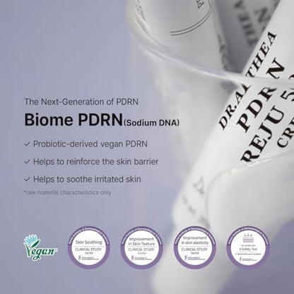 Dr.Althea PDRN Reju 5000 Cream - Biome PDRN Moisturizer for Sensitive, Irritated Skin | Soothing Face Cream with Panthenol & Centella | Vegan Korean Skincare, 0.7 Fl Oz Avelisse