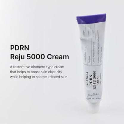 Dr.Althea PDRN Reju 5000 Cream - Biome PDRN Moisturizer for Sensitive, Irritated Skin | Soothing Face Cream with Panthenol & Centella | Vegan Korean Skincare, 0.7 Fl Oz Avelisse