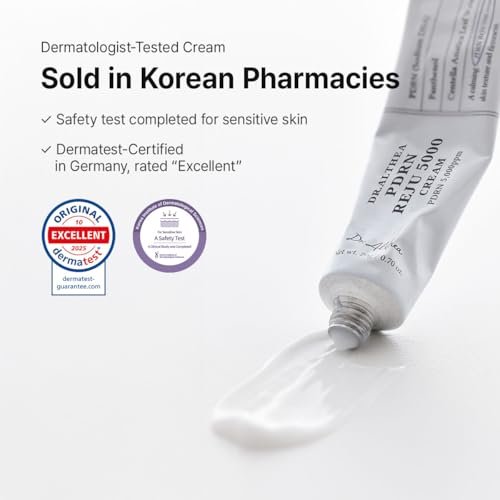 Dr.Althea PDRN Reju 5000 Cream - Biome PDRN Moisturizer for Sensitive, Irritated Skin | Soothing Face Cream with Panthenol & Centella | Vegan Korean Skincare, 0.7 Fl Oz Avelisse