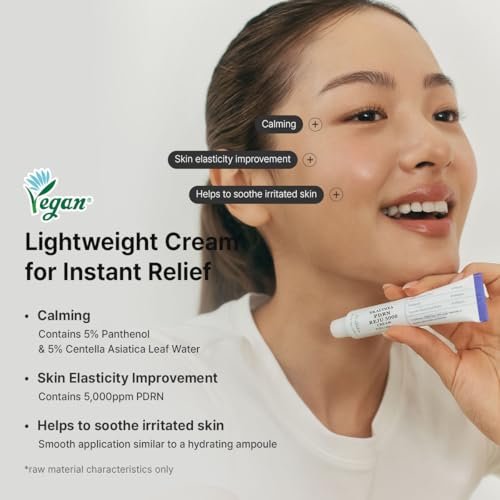 Dr.Althea PDRN Reju 5000 Cream - Biome PDRN Moisturizer for Sensitive, Irritated Skin | Soothing Face Cream with Panthenol & Centella | Vegan Korean Skincare, 0.7 Fl Oz Avelisse