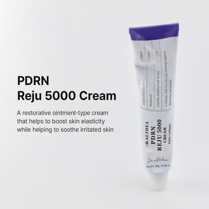 Dr.Althea PDRN Reju 5000 Cream - Biome PDRN Moisturizer for Sensitive, Irritated Skin | Soothing Face Cream with Panthenol & Centella | Vegan Korean Skincare, 0.7 Fl Oz Avelisse